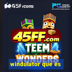 windulator que es